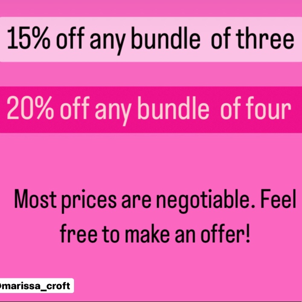 Bundle offers!